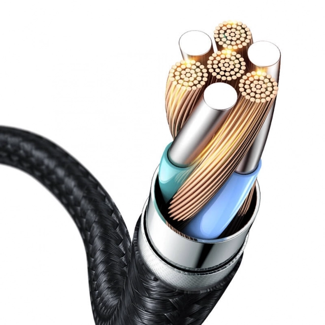 Kabel USB-C na USB-C 65W 1,5 m črna