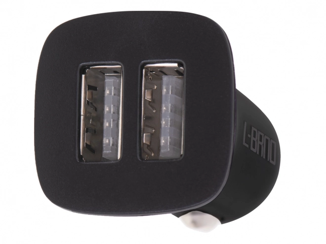 L-BRNO Dvojni polnilec za avto USB + Lightning