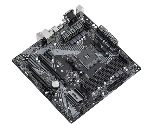 ASRock B450M Pro4 R2.0 AM4 uATX osnovna plošča