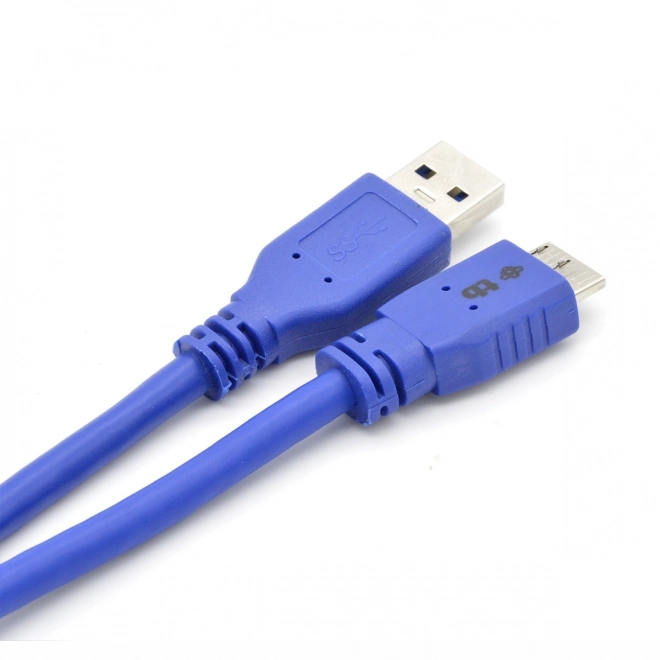 Usb kabel 3.0 Micro-B 1 m modri