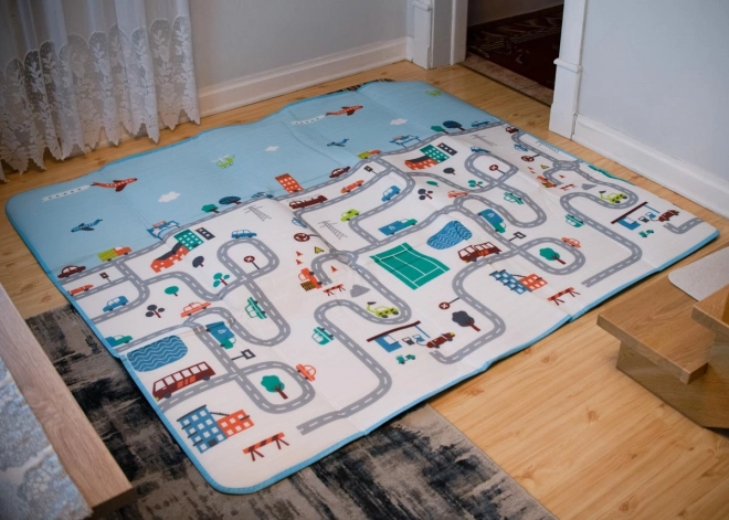 Igralna termo podloga za otroke 180x200 cm - mesto