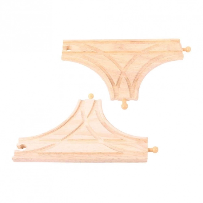 Bigjigs Rail T izmenjevalec 2 ks