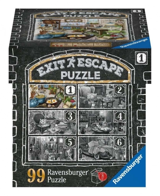 Igra pobega puzzle Strašljivo posestvo - V kuhinji