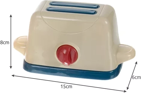 Realistični otroški toaster brez segrevanja