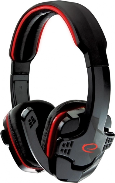 Gaming slušalke z mikrofonom Raven rdeče