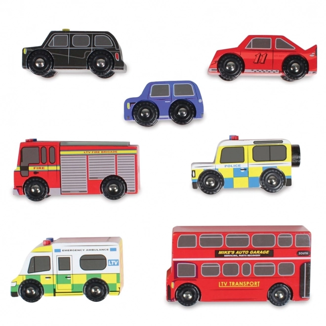 Le Toy Van Set avtomobilčk Londra