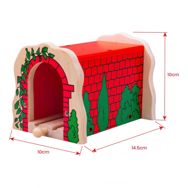 Bigjigs Rail Opečni železniški tunel