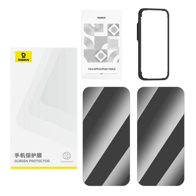 Baseus Superior matirano zaščitno steklo za iPhone 11 Pro/X/XS + 2x čistilni set in EasyStick