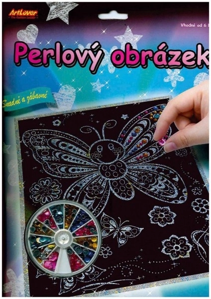 ARTLOVER Biserna slika Sove 20x25 cm