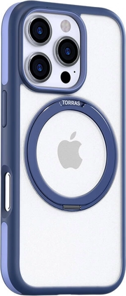 Zaščitni ovitek TORRAS Ostand R Fusion za iPhone 16 Pro, moder