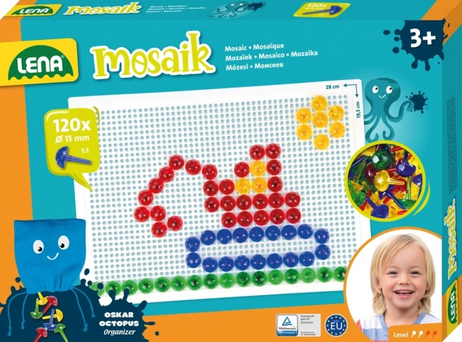 LENA gumbasta mozaika za otroke – Kristal