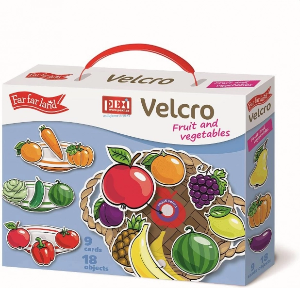 Velcro sestavljanke – sadje in zelenjava