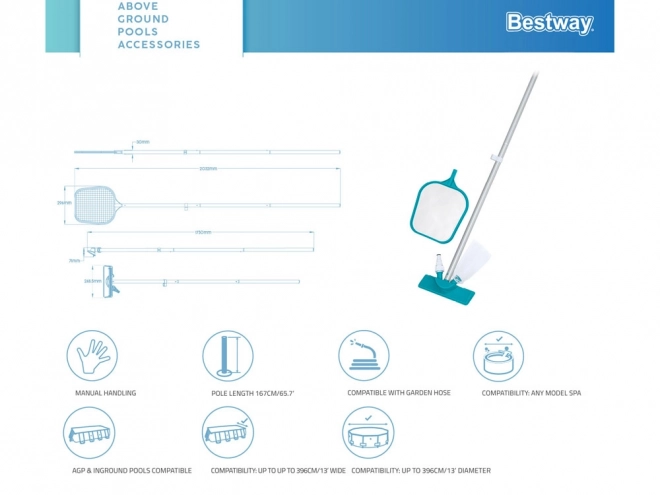 Komplet za čiščenje bazenov Bestway