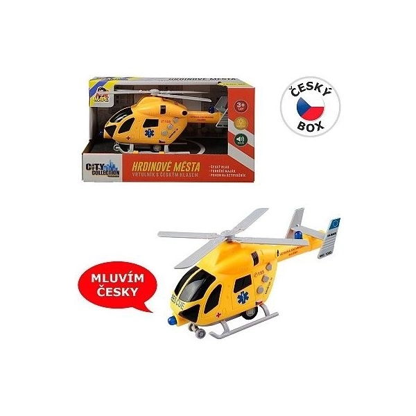 Reševalni helikopter s svetlobnimi in zvočnimi funkcijami