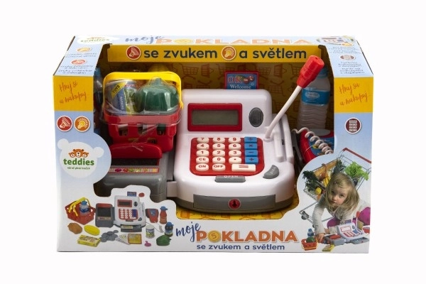 Digitalna blagajna z dodatki in zvočnimi ter svetlobnimi učinki - 30 cm