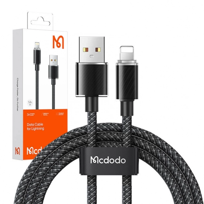 USB-A na Lightning kabel Mcdodo črn 1,2 m