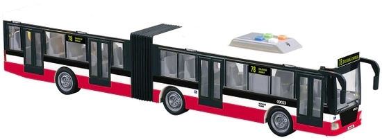 Avtobus na vztrajnostni pogon z zvočnimi in svetlobnimi učinki