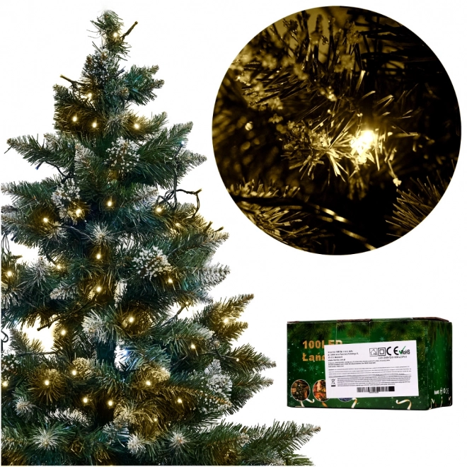 LED svetlobna girlanda 10m 100LED topla bela