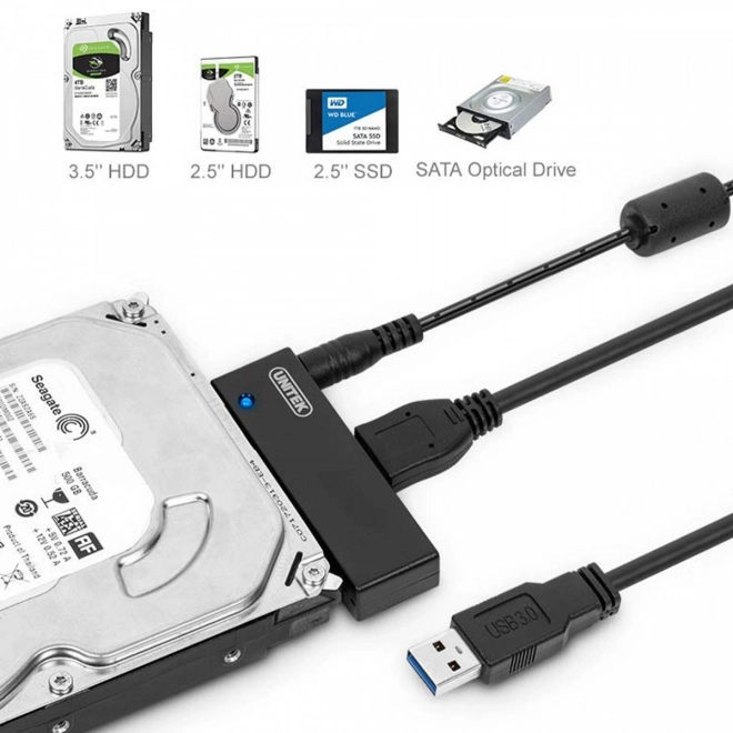 USB 3.0 na SATA III adapter za HDD/SSD 2,5/3,5 palca