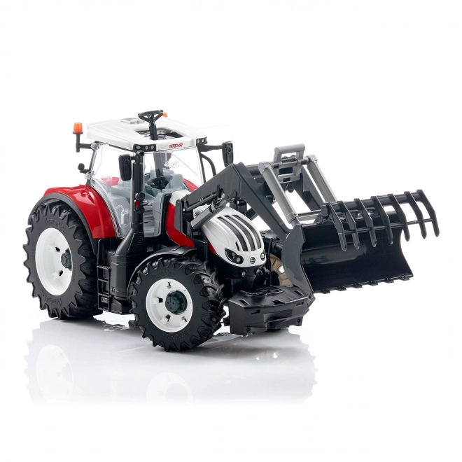 Bruder traktor Steyr Terrus CVT s čelnim nakladačem