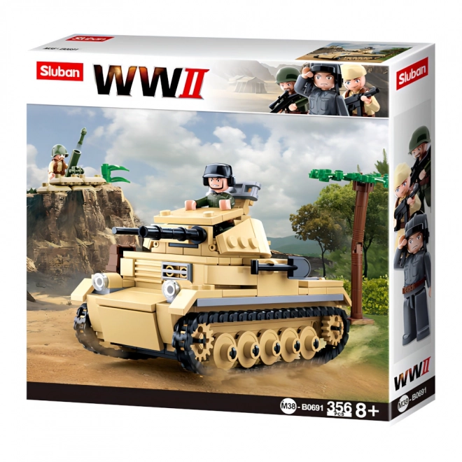 Sluban WWII M38-B0691 Nemški tank Panzer II