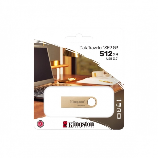 USB-ključ DataTraveler SE9 G3 512 GB, USB 3.2 Gen 1