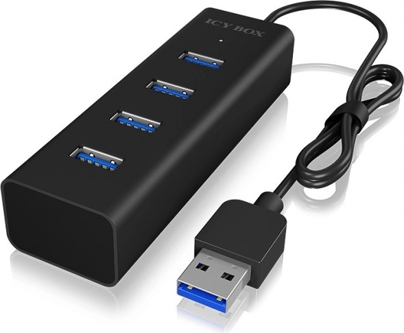 Icy Box štirivratni USB 3.0 hub