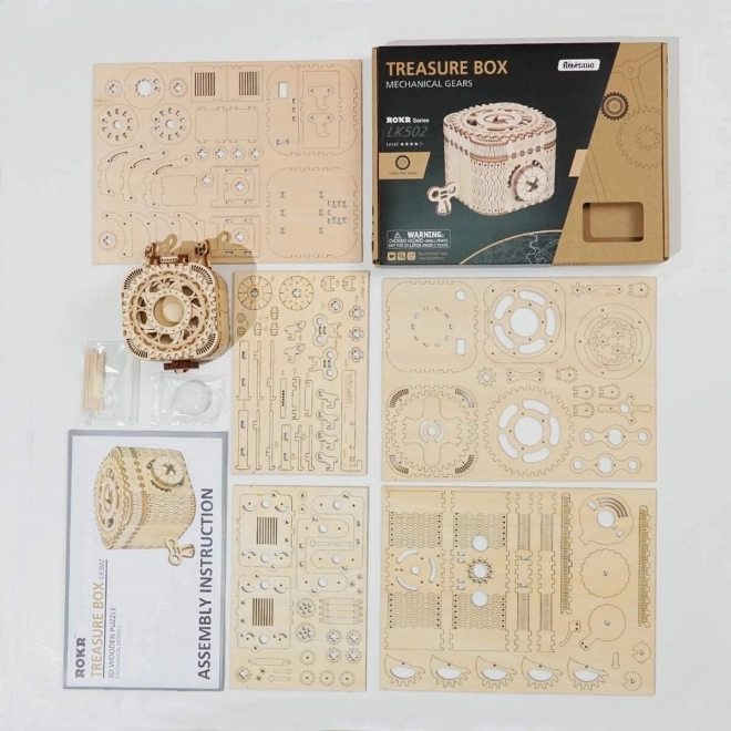 RoboTime 3D lesen mehanski puzzle Nakitnica