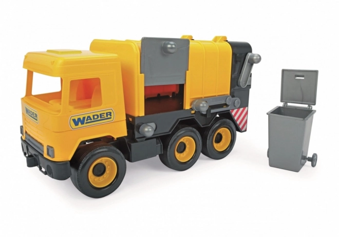 Rumena smetarski tovornjak 42 cm Middle Truck v škatli