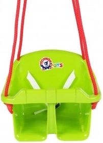 Otroško gugalnico Baby plast – Zelena