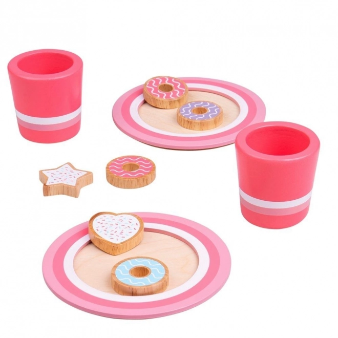 Bigjigs Toys Set piškotkov z mlekom