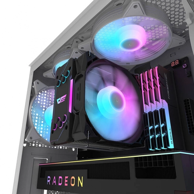Ohišje računalnika Darkflash DK352 Mesh belo