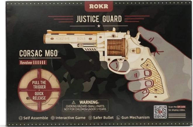 RoboTime 3D les puzzle za sestavljanje Revolver Corsac