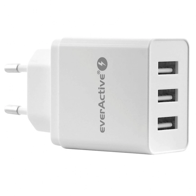 3x USB 3,4A pametna polnilna naprava Iq Bela
