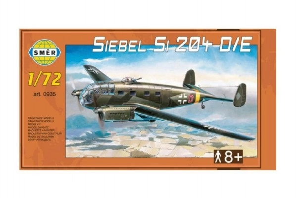 Model Siebel Si 204 D/E 1:72 29,5x16,6cm v škatli 34x19x5,5cm