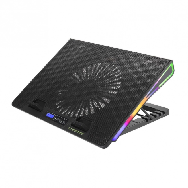 Hlajilno stojalo za igralne prenosnike Alize z RGB LED