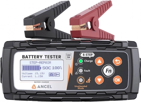 2v1 tester in polnilec akumulatorjev ANCEL BT521