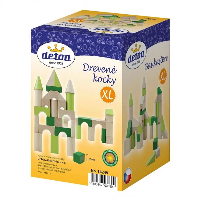 Detoa Lesene kocke XL 45 delov