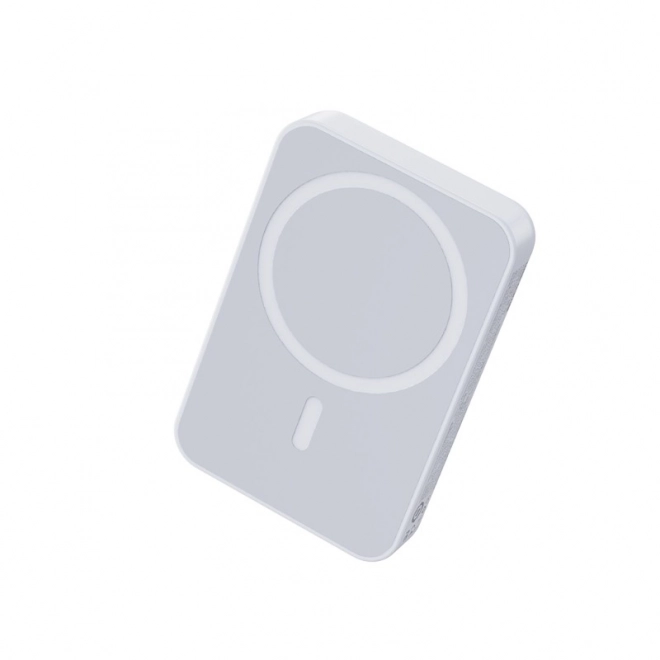 Indukcijska powerbanka 10000 mAh Hitro polnjenje PD 20W MagSafe bela