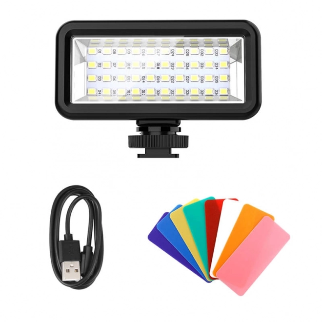 Potapljaška vodoodbojna luč Puluz LED 40m (črna)