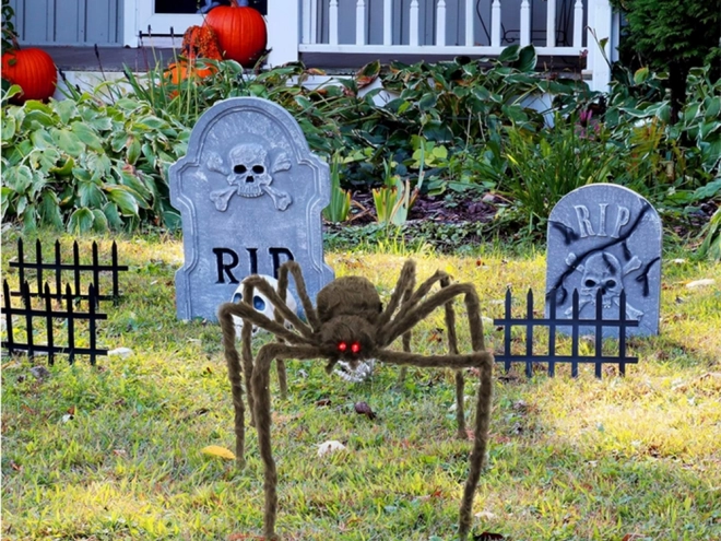 Halloween velikanski okrasni pajek tarantela