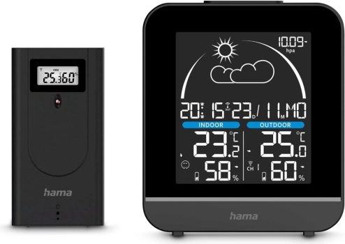 Digitalna vremenska postaja Hama La Gomera črna