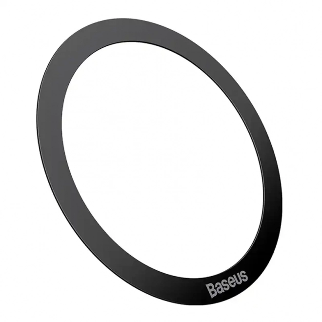 Baseus Halo magnetni obroček za telefone, MagSafe (črna)