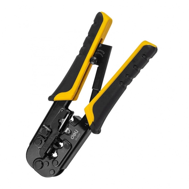 Deli Tools EDL4971 Klešče za krimpanje ethernetnih konektorjev, 4/6/8P, RJ45/RJ14/RJ12/RJ9