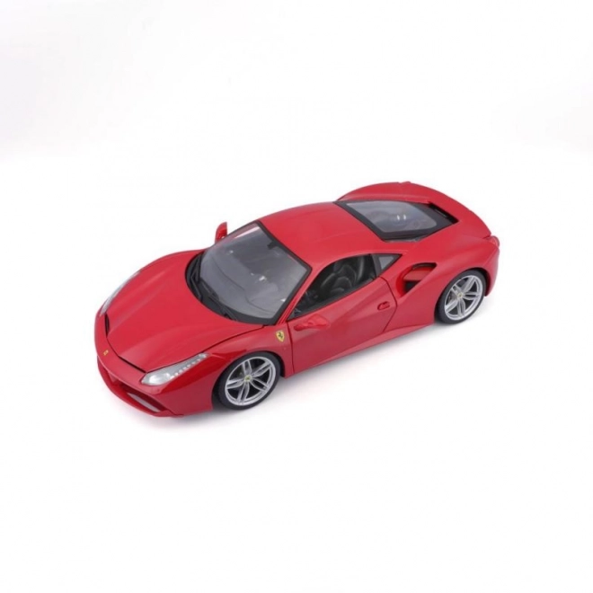 Kovinski avto Ferrari 488 GTB rdeč