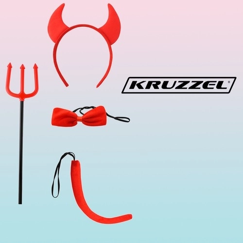 Kostum hudiča - set 4 deli S22140