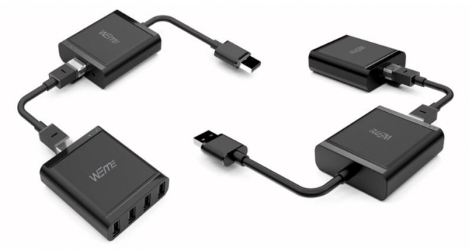 USB 2.0 podaljšek preko IP 4x USB 60m