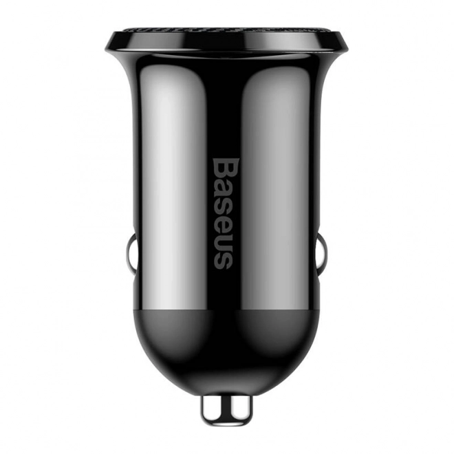 polnilec za avto Baseus Grain Pro 2x USB črna