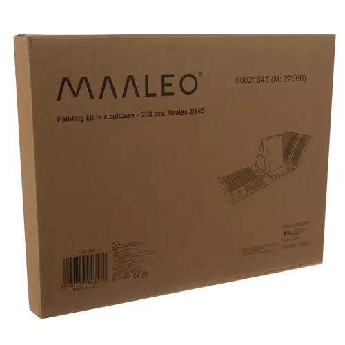 Slikarski komplet v kovčku - 208 kosov Maaleo 21645