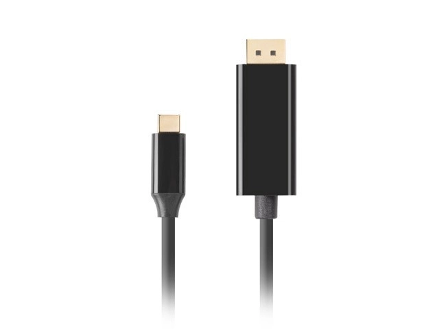 Kabel USB-C na DisplayPort 1,8m 4K 60Hz črn